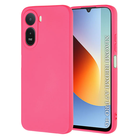 Fodral för Xiaomi Redmi A7 Pro 4G, Techsuit, SoftFlex, Mörkrosa