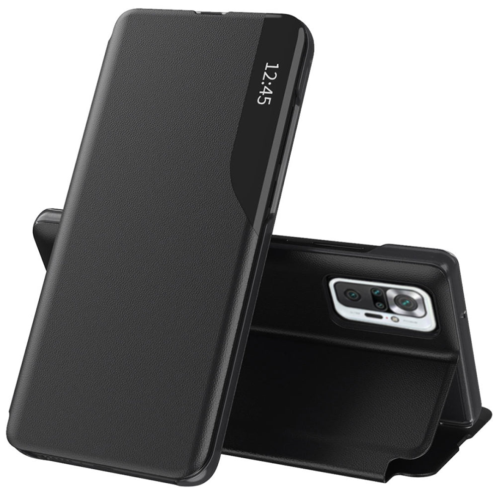 Fodral för Xiaomi Redmi Note 10 Pro Max / Note 10 Pro, Techsuit, eFold, Svart