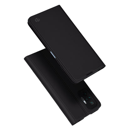 Fodral för Xiaomi Redmi Note 10 Pro Max / Note 10 Pro, Techsuit, Magskin Book, Svart