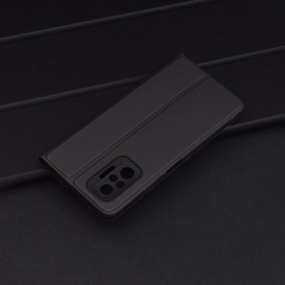 Fodral för Xiaomi Redmi Note 10 Pro Max / Note 10 Pro, Techsuit, Magskin Book, Svart