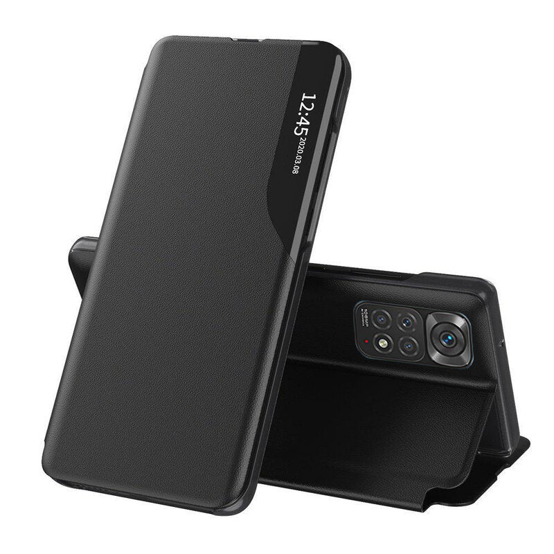 Fodral för Xiaomi Redmi Note 11S / Note 11, Techsuit, eFold, Svart