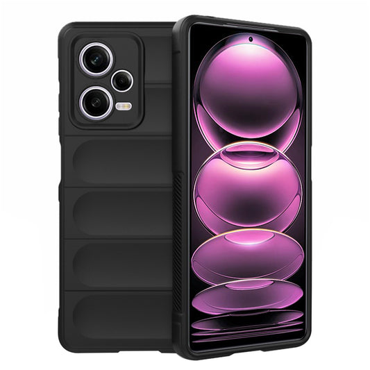 Fodral för Xiaomi Redmi Note 12 Pro 5G, Techsuit, Magic Shield, Svart