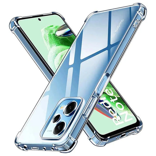 Fodral för Xiaomi Redmi Note 12 Pro 5G, Techsuit, stöttåligt klart, transparent