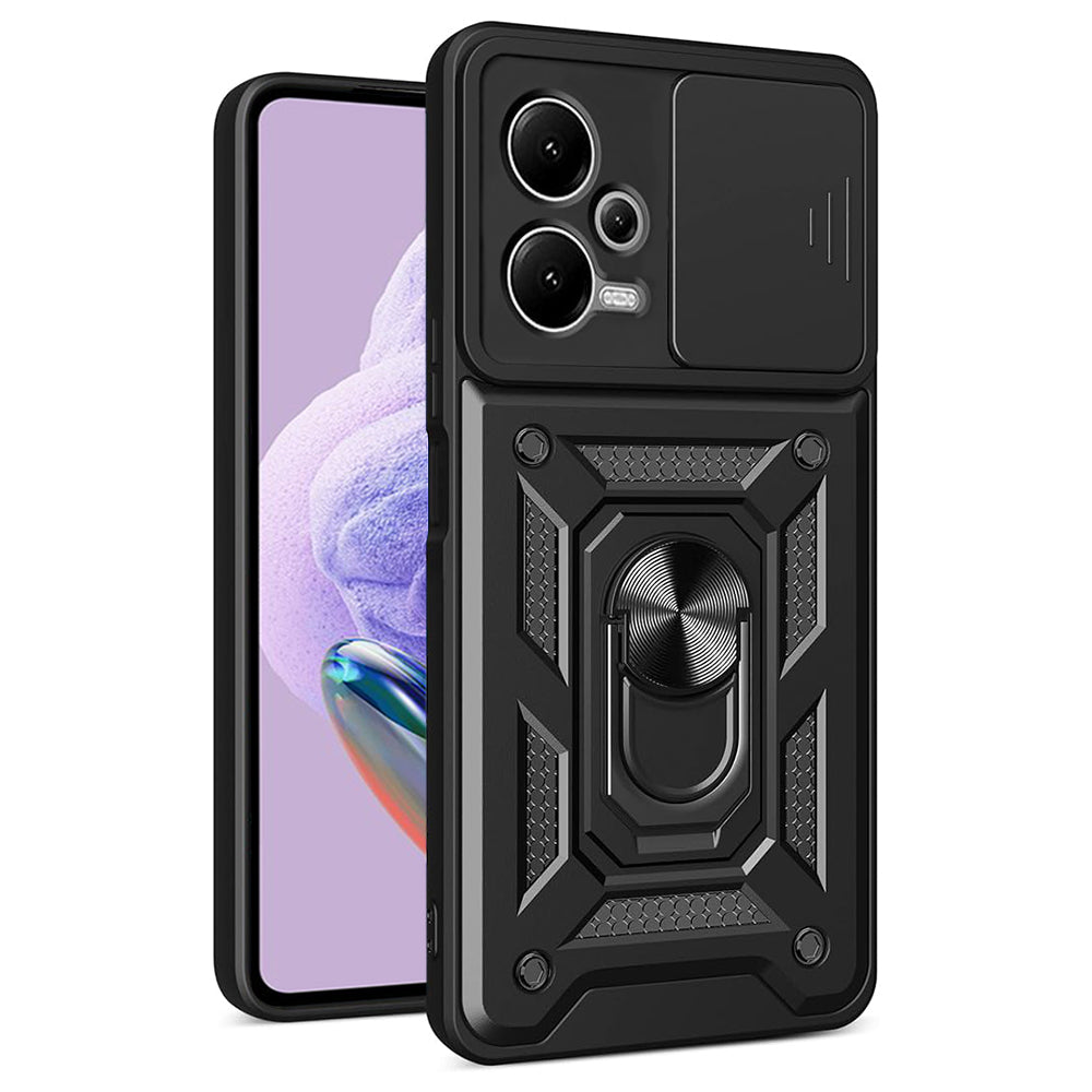 Fodral för Xiaomi Redmi Note 12 Pro+, Techsuit, CamShield, Svart