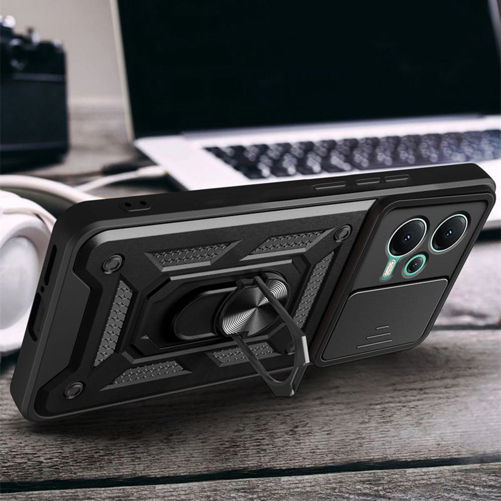 Fodral för Xiaomi Redmi Note 12 Pro+, Techsuit, CamShield, Svart