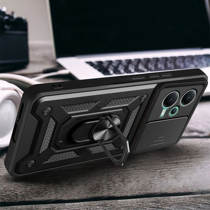 Fodral för Xiaomi Redmi Note 12 Pro+, Techsuit, CamShield, Svart