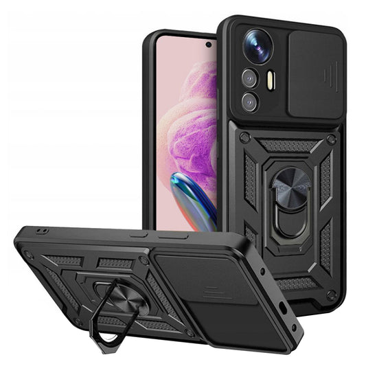Fodral för Xiaomi Redmi Note 12S, Techsuit, CamShield, Svart
