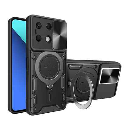 Fodral för Xiaomi Redmi Note 13 4G, Techsuit, CamGuard Pro, Svart
