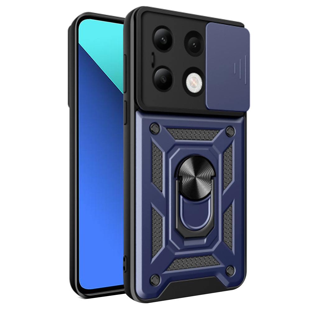 Fodral för Xiaomi Redmi Note 13 4G, Techsuit, CamShield, Blå