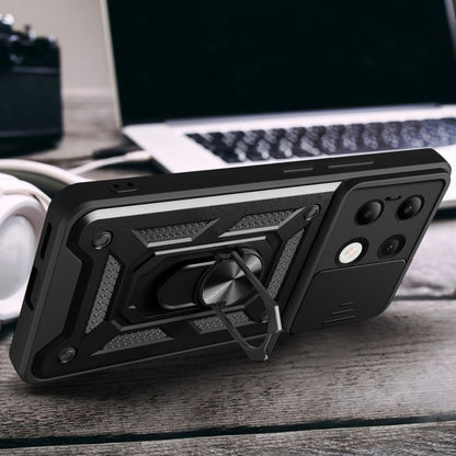 Fodral för Xiaomi Redmi Note 13 4G, Techsuit, CamShield, Svart
