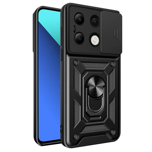 Fodral för Xiaomi Redmi Note 13 4G, Techsuit, CamShield, Svart