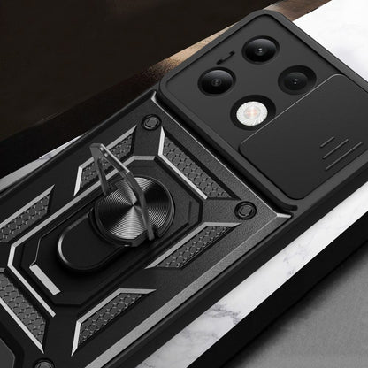Fodral för Xiaomi Redmi Note 13 4G, Techsuit, CamShield, Svart