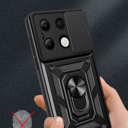 Fodral för Xiaomi Redmi Note 13 4G, Techsuit, CamShield, Svart