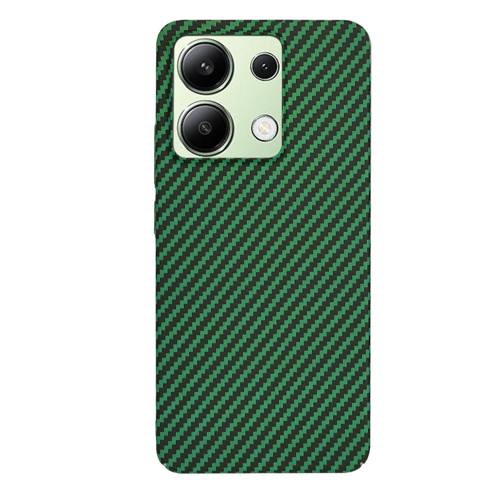 Fodral för Xiaomi Redmi Note 13 4G, Techsuit, Carbonite FiberShell, Grön