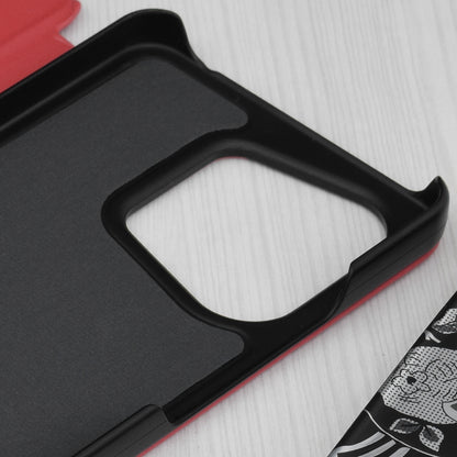 Fodral för Xiaomi Redmi Note 13 4G, Techsuit, eFold, Röd