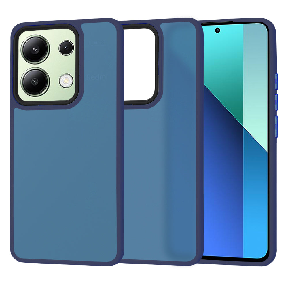 Fodral för Xiaomi Redmi Note 13 4G, Techsuit, HaloFrost, Marinblå