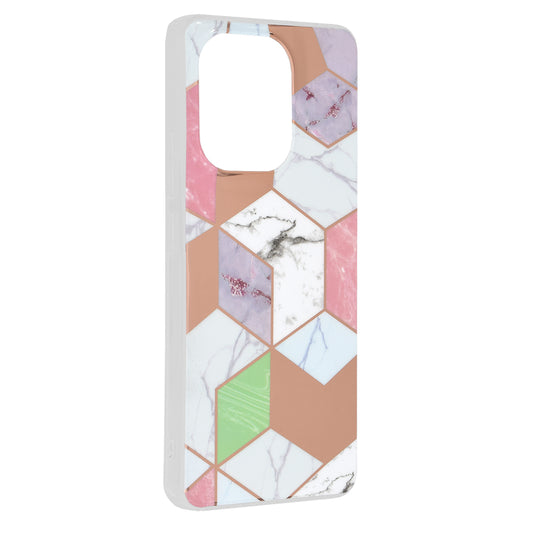 Fodral för Xiaomi Redmi Note 13 4G, Techsuit, Marble, Lila