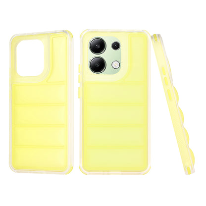 Fodral för Xiaomi Redmi Note 13 4G, Techsuit, Wave Shield, Gul