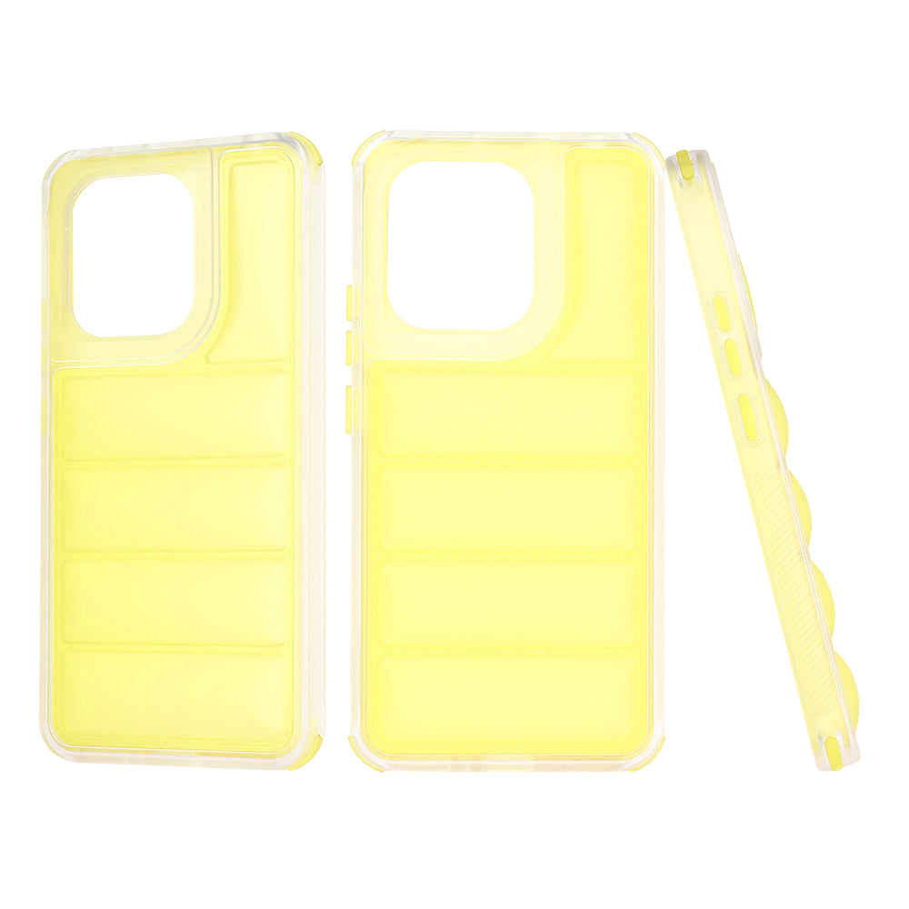 Fodral för Xiaomi Redmi Note 13 4G, Techsuit, Wave Shield, Gul