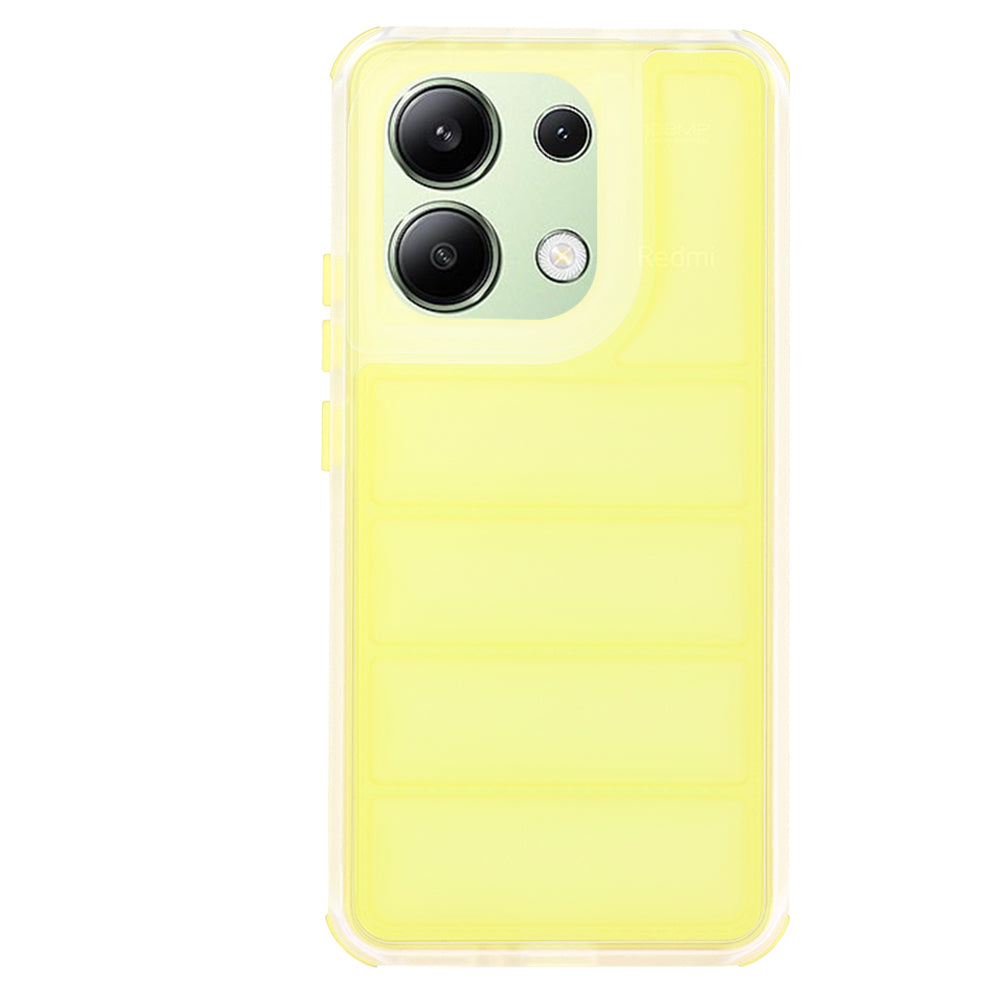 Fodral för Xiaomi Redmi Note 13 4G, Techsuit, Wave Shield, Gul