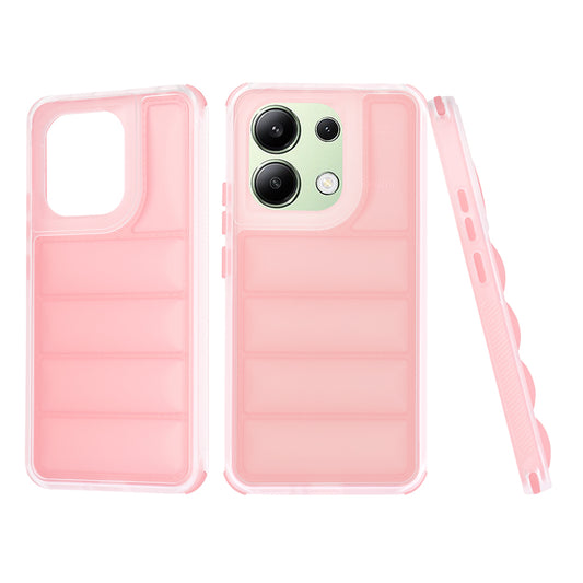 Fodral för Xiaomi Redmi Note 13 4G, Techsuit, Wave Shield, Rosa