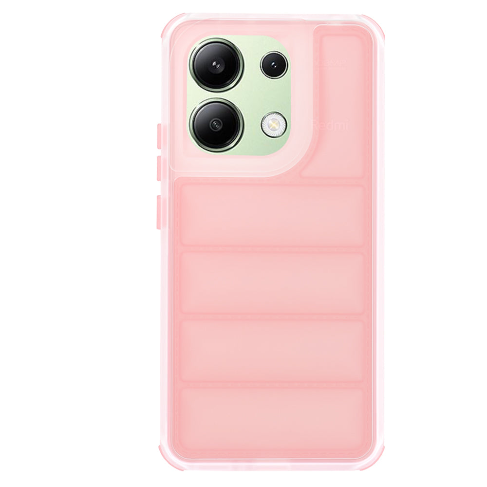 Fodral för Xiaomi Redmi Note 13 4G, Techsuit, Wave Shield, Rosa