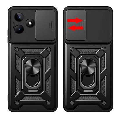 Fodral för Xiaomi Redmi Note 13 5G, Techsuit, CamShield, Svart