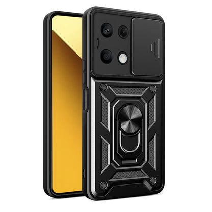Fodral för Xiaomi Redmi Note 13 5G, Techsuit, CamShield, Svart