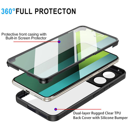 Fodral för Xiaomi Redmi Note 13 5G, Techsuit, ColorVerse 360, Lila