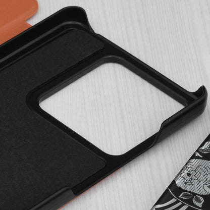 Fodral för Xiaomi Redmi Note 13 5G, Techsuit, eFold, Orange