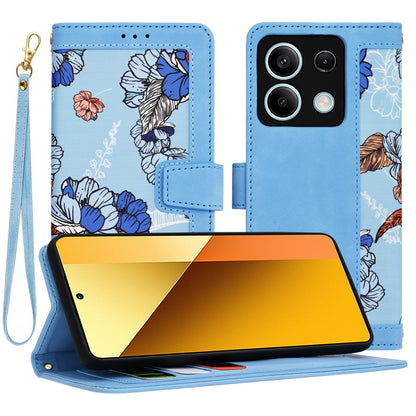 Fodral för Xiaomi Redmi Note 13 5G, Techsuit, FlipCraft, Blå