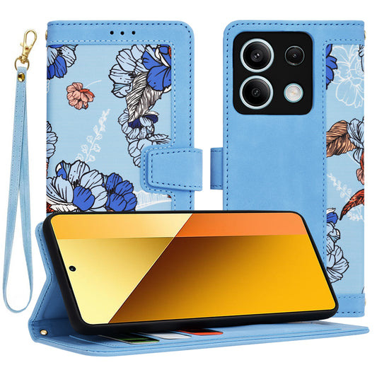 Fodral för Xiaomi Redmi Note 13 5G, Techsuit, FlipCraft, Blå