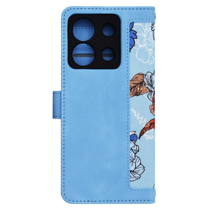 Fodral för Xiaomi Redmi Note 13 5G, Techsuit, FlipCraft, Blå