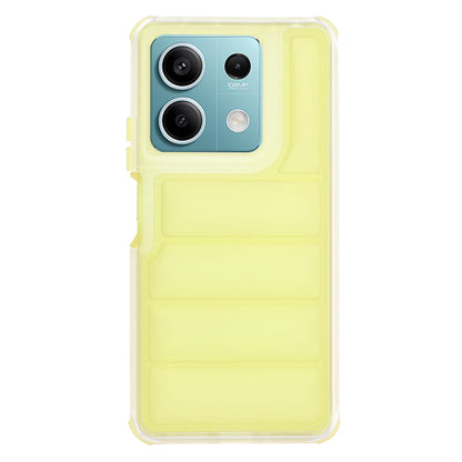 Fodral för Xiaomi Redmi Note 13 5G, Techsuit, Wave Shield, Gul