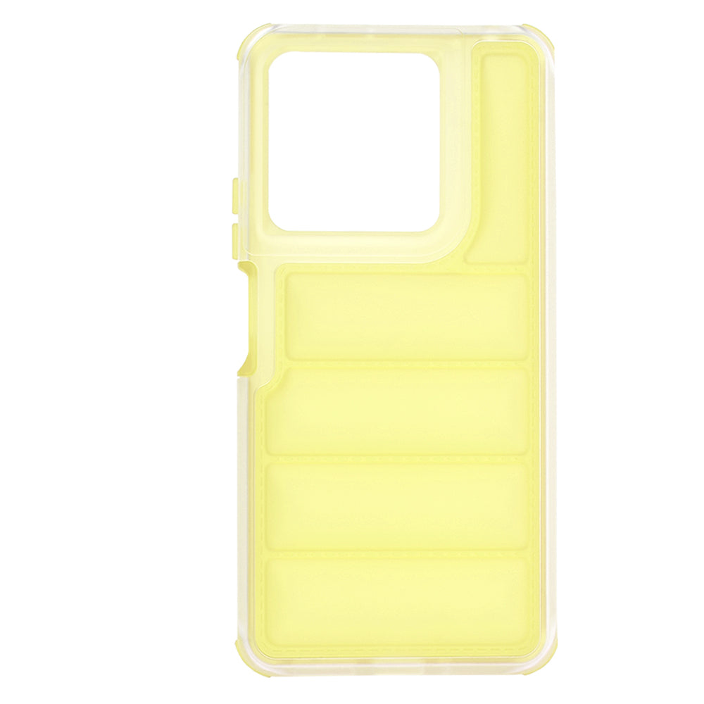 Fodral för Xiaomi Redmi Note 13 5G, Techsuit, Wave Shield, Gul