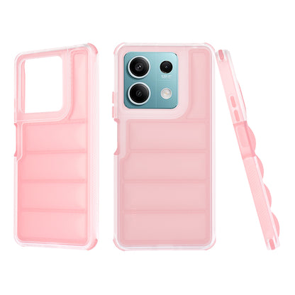 Fodral för Xiaomi Redmi Note 13 5G, Techsuit, Wave Shield, Rosa