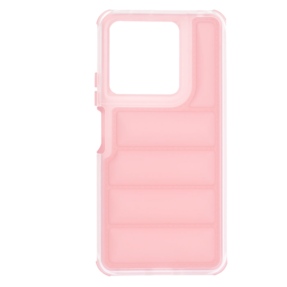 Fodral för Xiaomi Redmi Note 13 5G, Techsuit, Wave Shield, Rosa