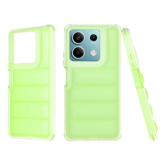 Fodral för Xiaomi Redmi Note 13 5G, Techsuit, Wave Shield, Grön