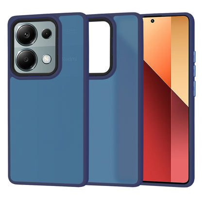 Fodral för Xiaomi Redmi Note 13 Pro 4G / Poco M6 Pro 4G, Techsuit, HaloFrost, Marinblå