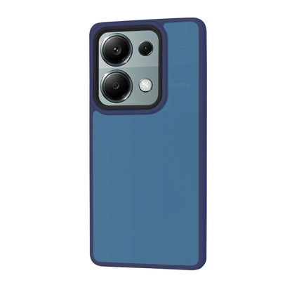 Fodral för Xiaomi Redmi Note 13 Pro 4G / Poco M6 Pro 4G, Techsuit, HaloFrost, Marinblå