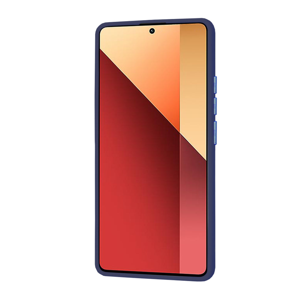 Fodral för Xiaomi Redmi Note 13 Pro 4G / Poco M6 Pro 4G, Techsuit, HaloFrost, Marinblå