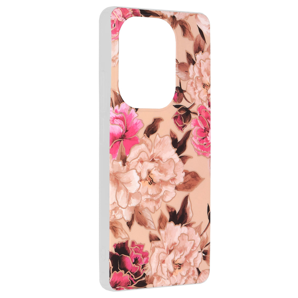 Fodral för Xiaomi Redmi Note 13 Pro 4G / Poco M6 Pro 4G, Techsuit, Marble, Beige