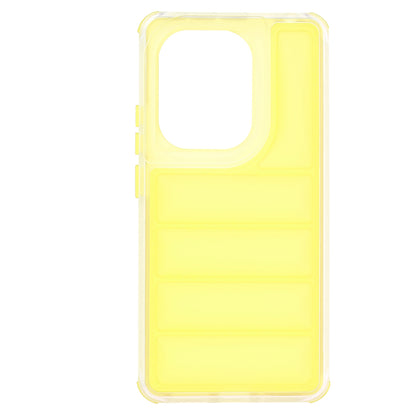 Fodral för Xiaomi Redmi Note 13 Pro 4G / Poco M6 Pro 4G, Techsuit, Wave Shield, Gul
