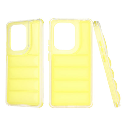 Fodral för Xiaomi Redmi Note 13 Pro 4G / Poco M6 Pro 4G, Techsuit, Wave Shield, Gul