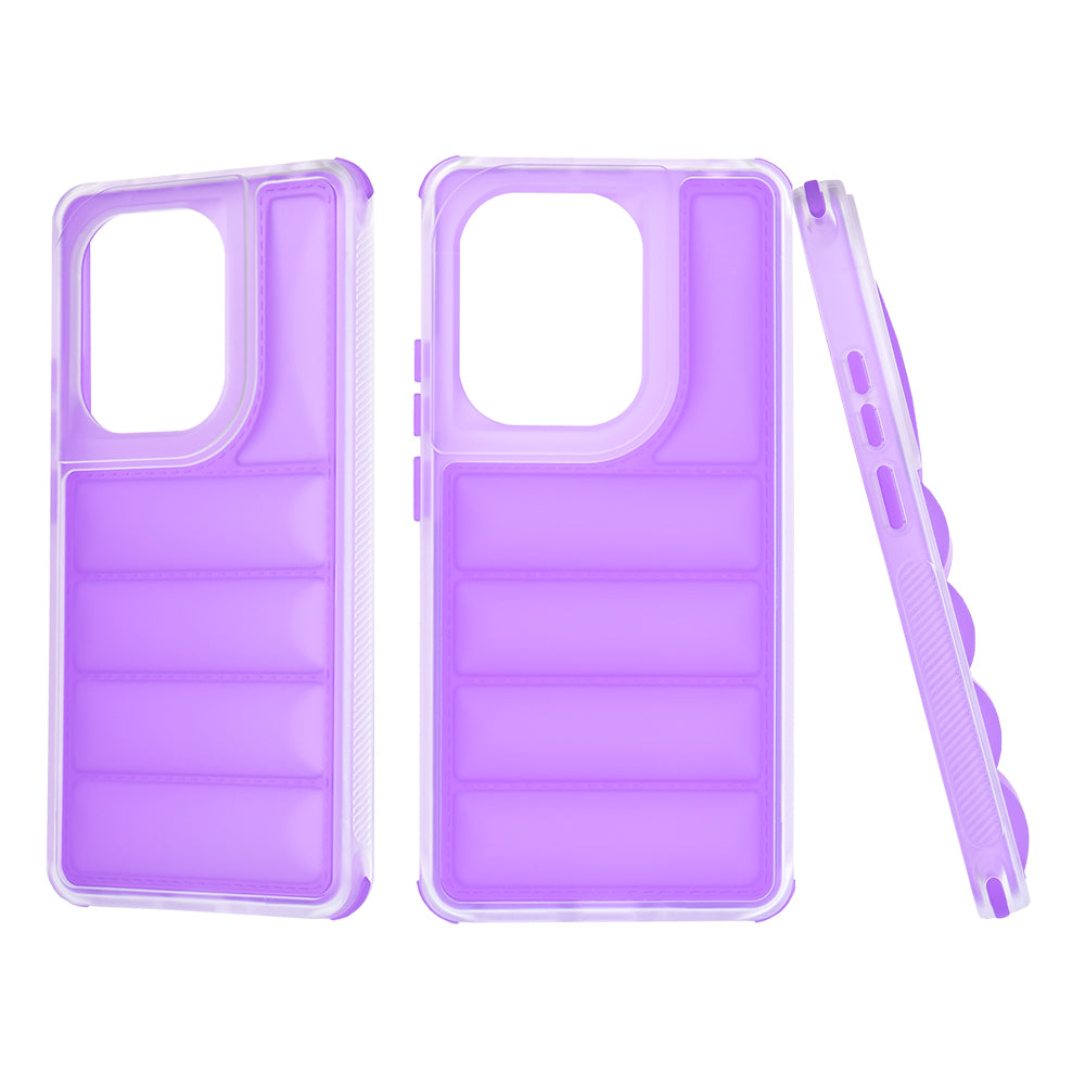 Fodral för Xiaomi Redmi Note 13 Pro 4G / Poco M6 Pro 4G, Techsuit, Wave Shield, Lila