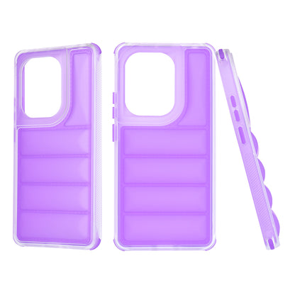 Fodral för Xiaomi Redmi Note 13 Pro 4G / Poco M6 Pro 4G, Techsuit, Wave Shield, Lila