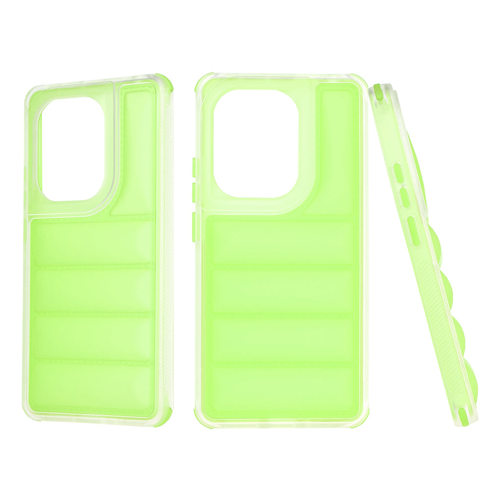 Fodral för Xiaomi Redmi Note 13 Pro 4G / Poco M6 Pro 4G, Techsuit, Wave Shield, Grön