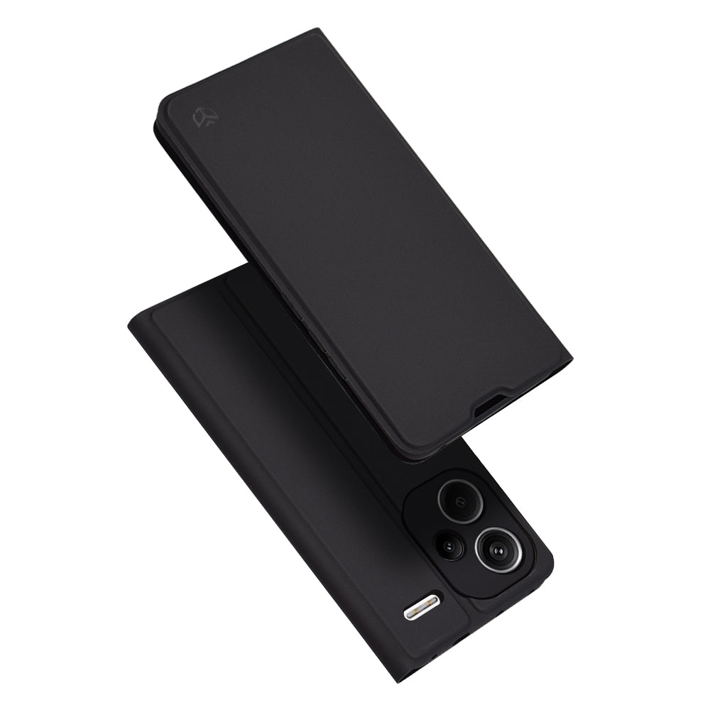 Fodral för Xiaomi Redmi Note 13 Pro+, Techsuit, Magskin Book, Svart