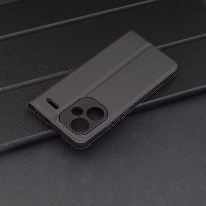 Fodral för Xiaomi Redmi Note 13 Pro+, Techsuit, Magskin Book, Svart