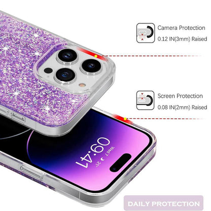 Fodral för Xiaomi Redmi Note 13 Pro+, Techsuit, Glittrande Glitter, Blå